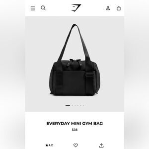 Brand New Gymshark Everyday Mini Gym Bag: Stylish & Functional!